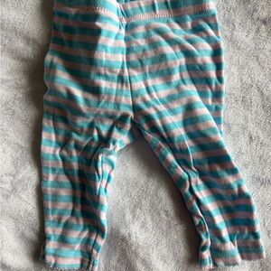 Carter's Pink and Teal Striped Baby Hat